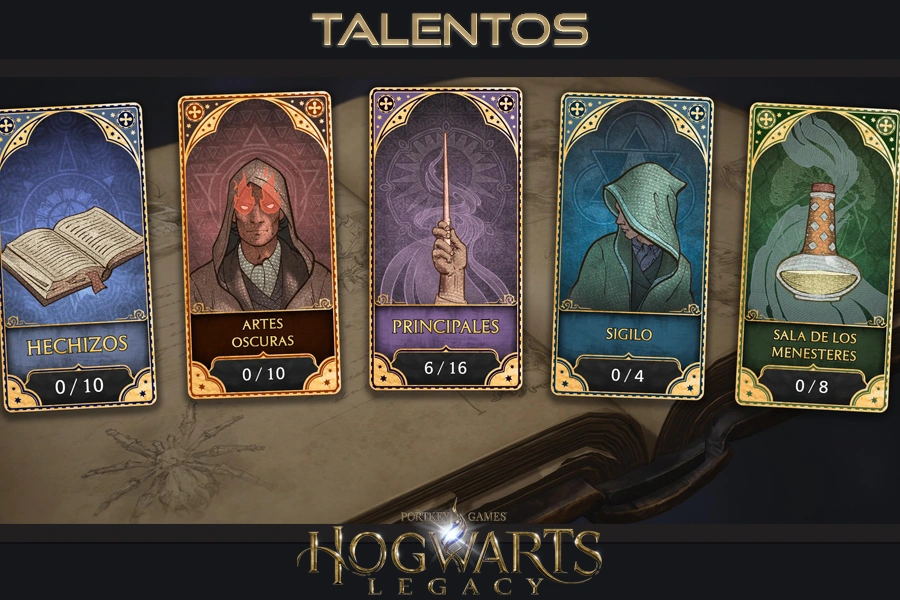 Cambiar talentos en Hogwarts Legacy